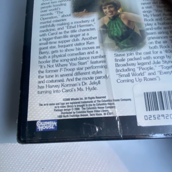 Carol Burnett Show of Videocassette Unopened - Picture 8 of 12